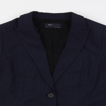 Womens UK Size 10 Marks and Spencer Blue Jacket