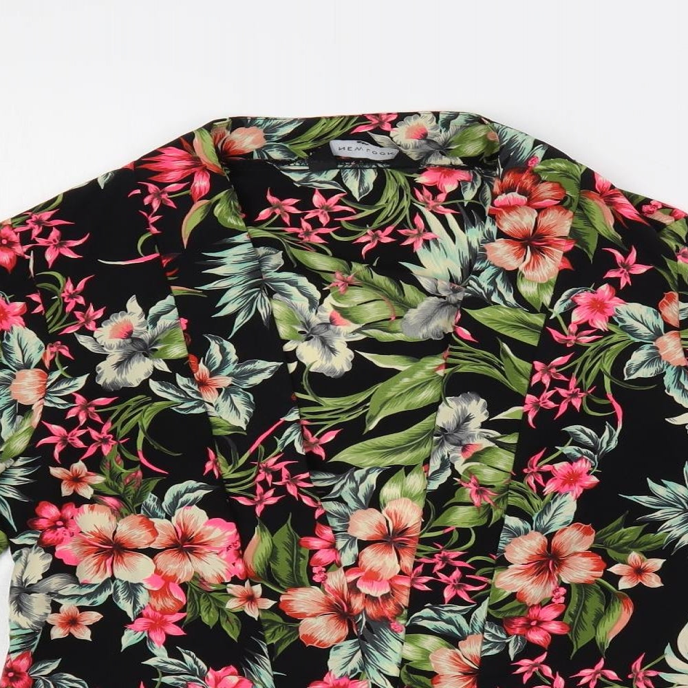 Womens UK Size 10 New Look Multicoloured Kimono Blouse