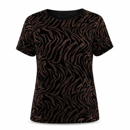 Womens UK Size M Anna Rose Black Basic Blouse