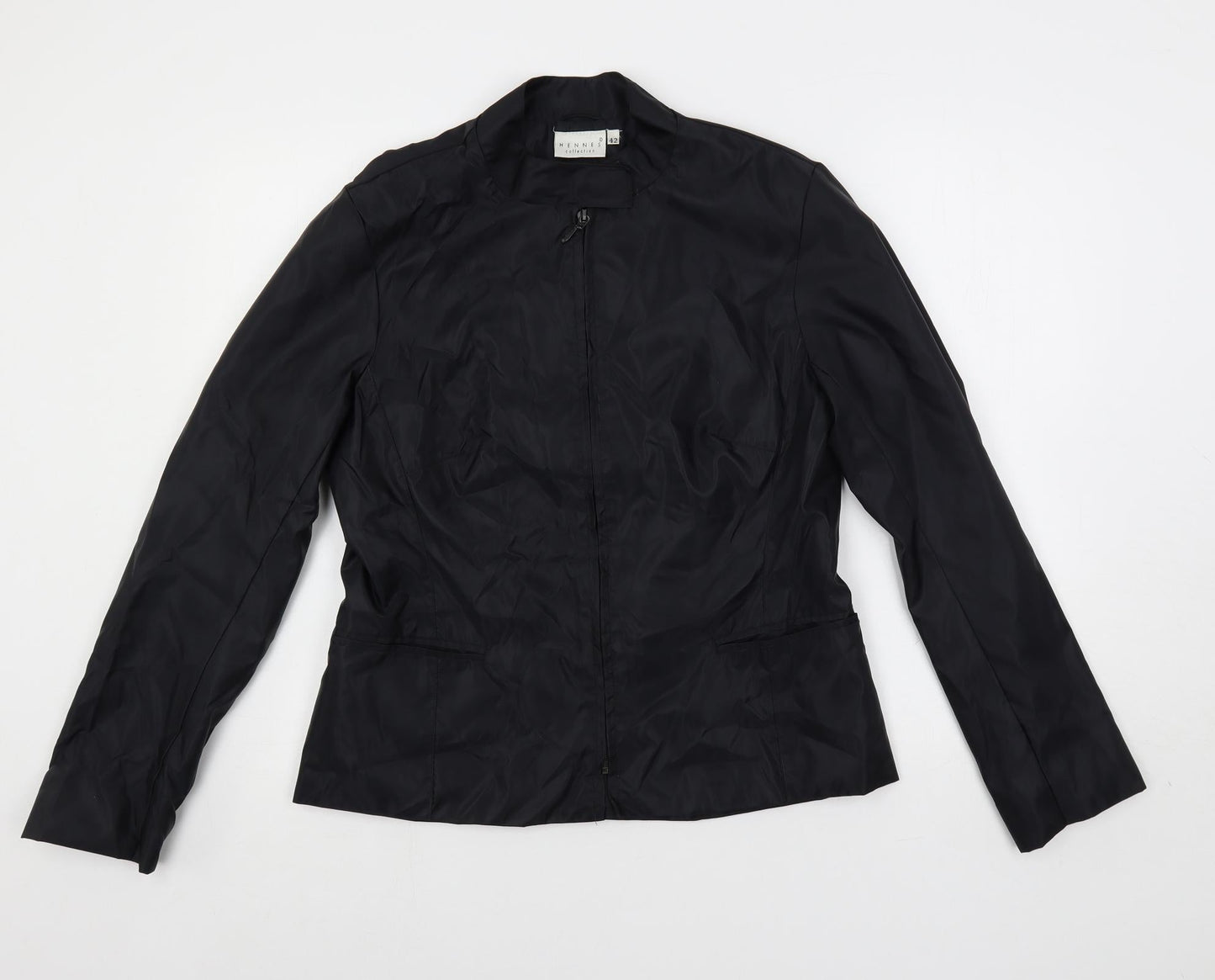 Hennes Collection Womens Black Jacket Size 14 Zip