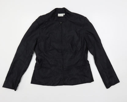 Hennes Collection Womens Black Jacket Size 14 Zip