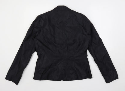 Hennes Collection Womens Black Jacket Size 14 Zip