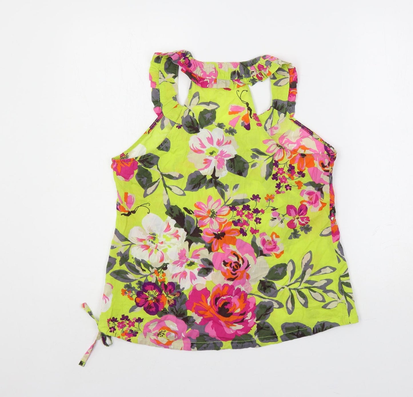 Womens UK Size 8 NEXT Multicoloured Basic Blouse