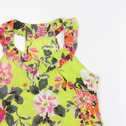 Womens UK Size 8 NEXT Multicoloured Basic Blouse