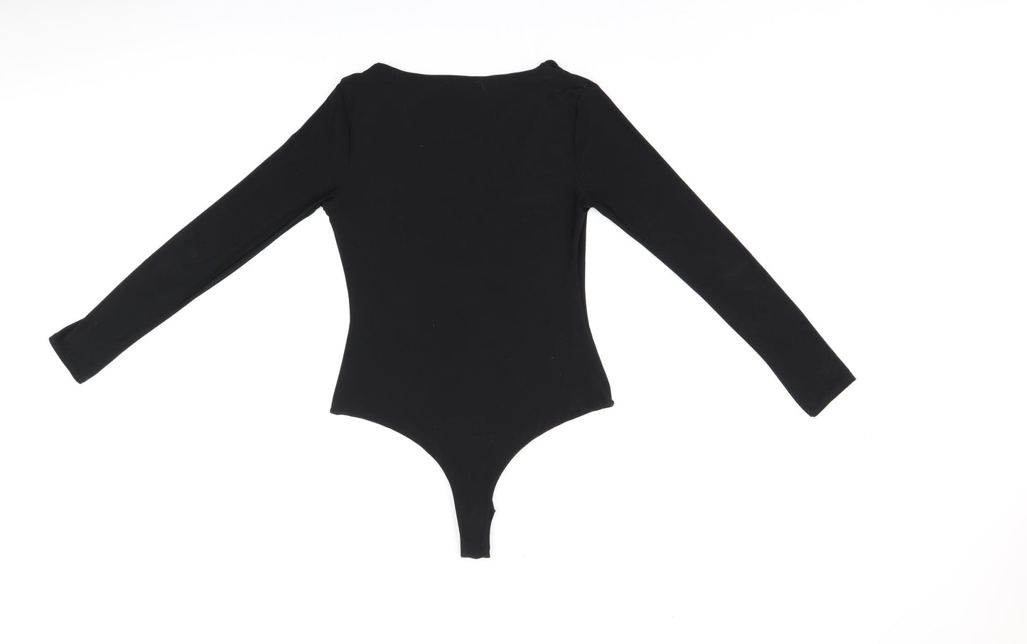Womens UK Size 8 PRETTYLITTLETHING One-Piece Black Bodysuit