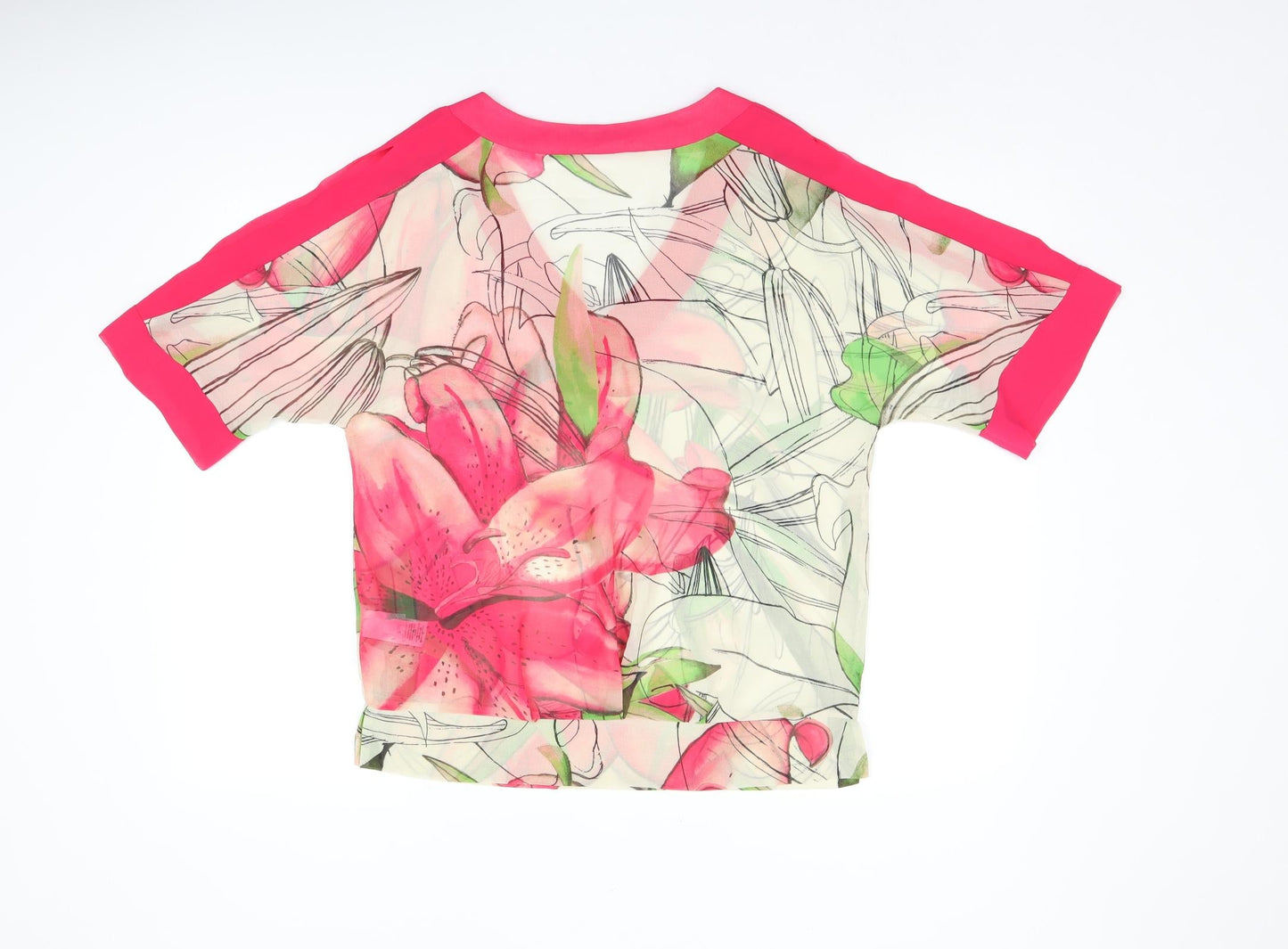 Womens UK Size 6 NEXT Pink Basic Blouse