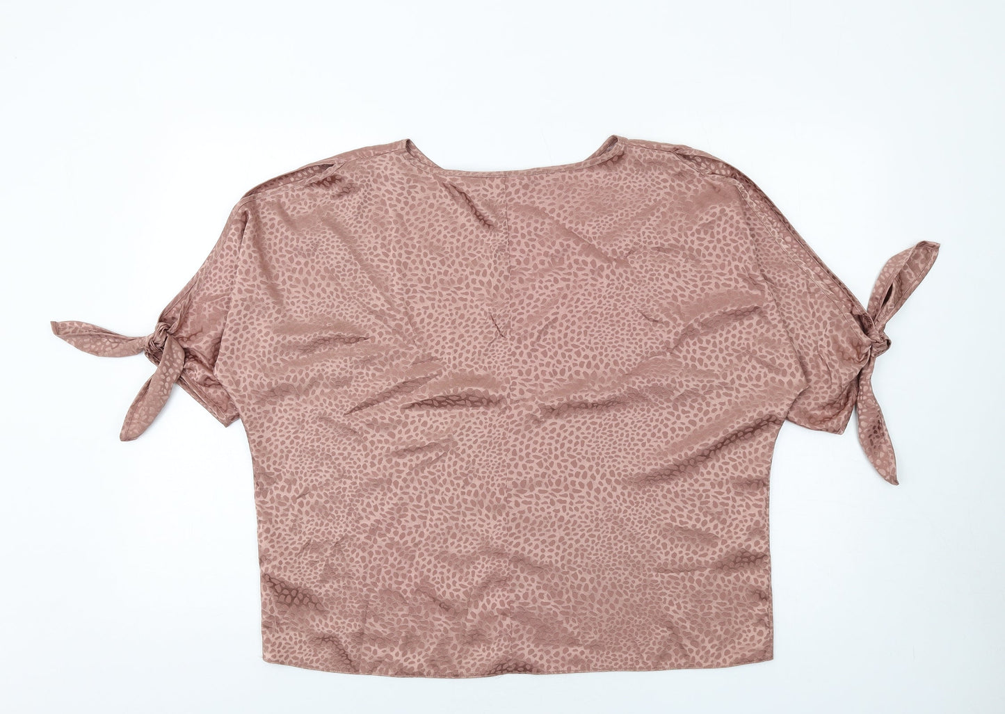 Womens UK Size 14 Dorothy Perkins Brown Basic T-Shirt