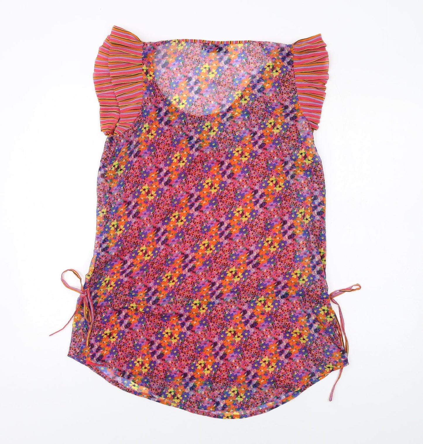 Womens UK Size 10 NEXT Multicoloured Basic T-Shirt