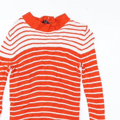 Womens UK Size S VILA Red Pullover Jumper