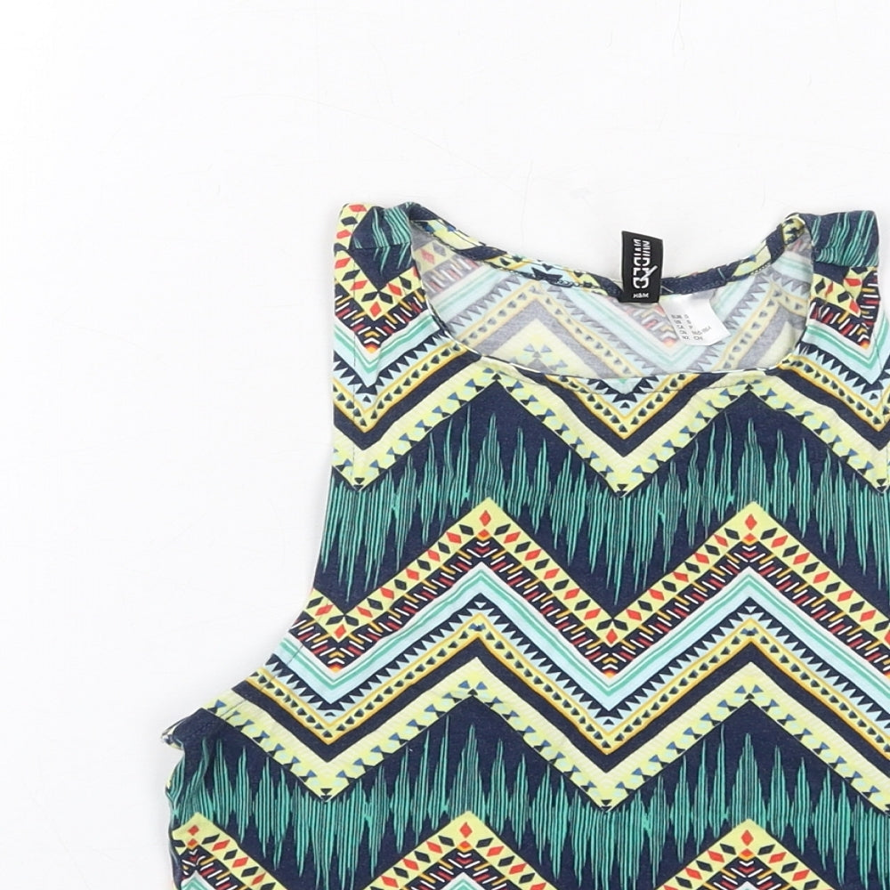 Womens UK Size S H&M Multicoloured Camisole Tank