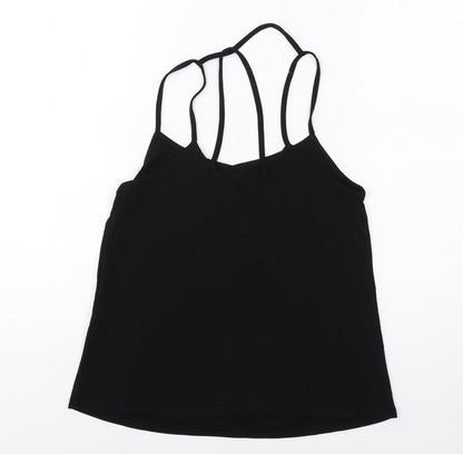 Womens UK Size 8 New Look Black Camisole Tank
