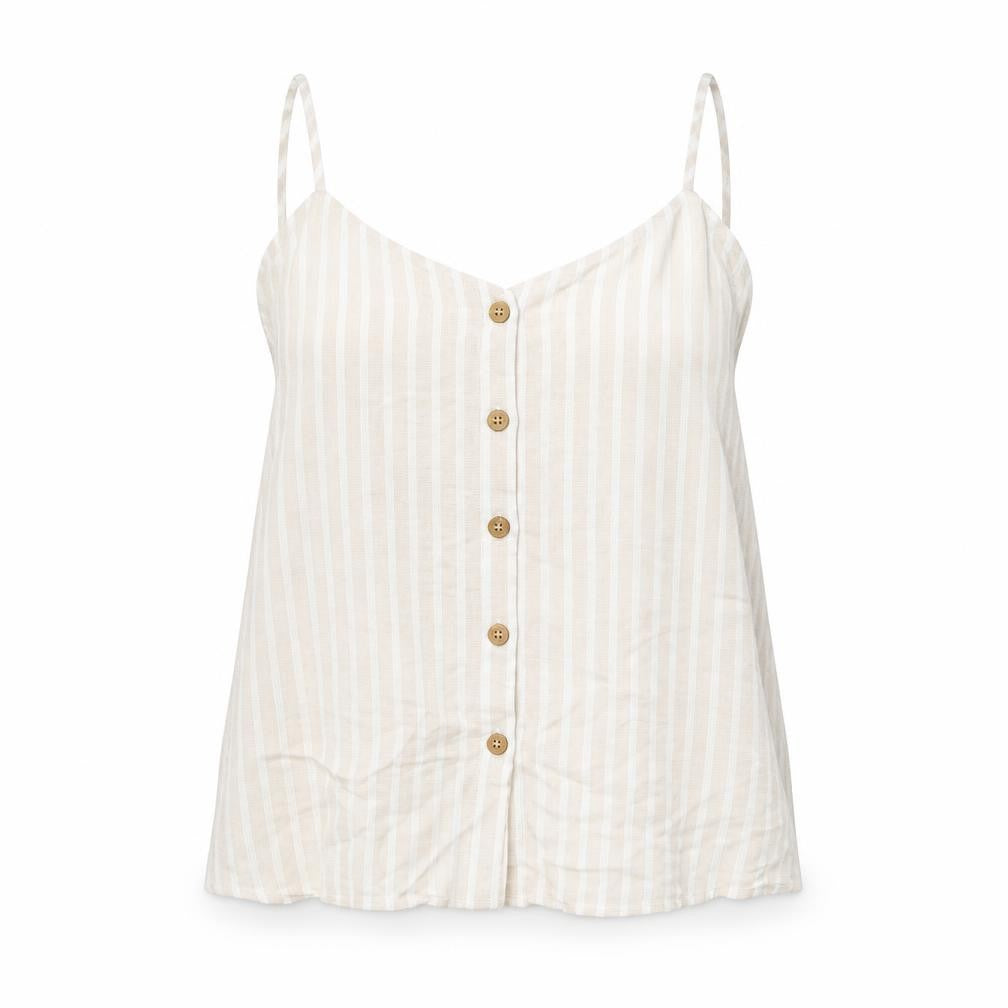 Womens UK Size 24 Studio Beige Camisole T-Shirt