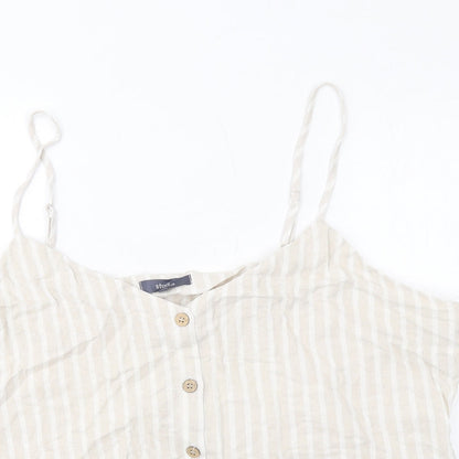 Womens UK Size 24 Studio Beige Camisole T-Shirt