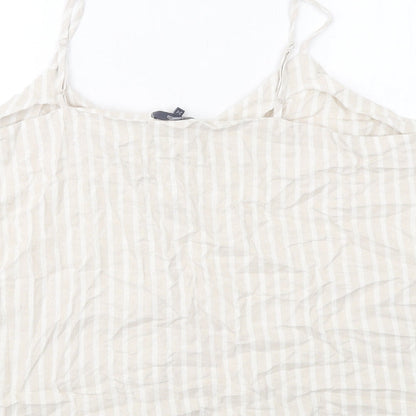 Womens UK Size 24 Studio Beige Camisole T-Shirt