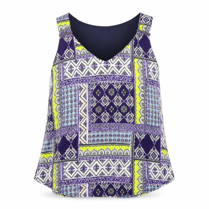 Womens UK Size 14 Wallis Multicoloured Basic Tank