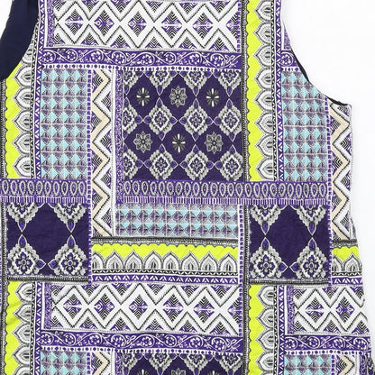 Womens UK Size 14 Wallis Multicoloured Basic Tank