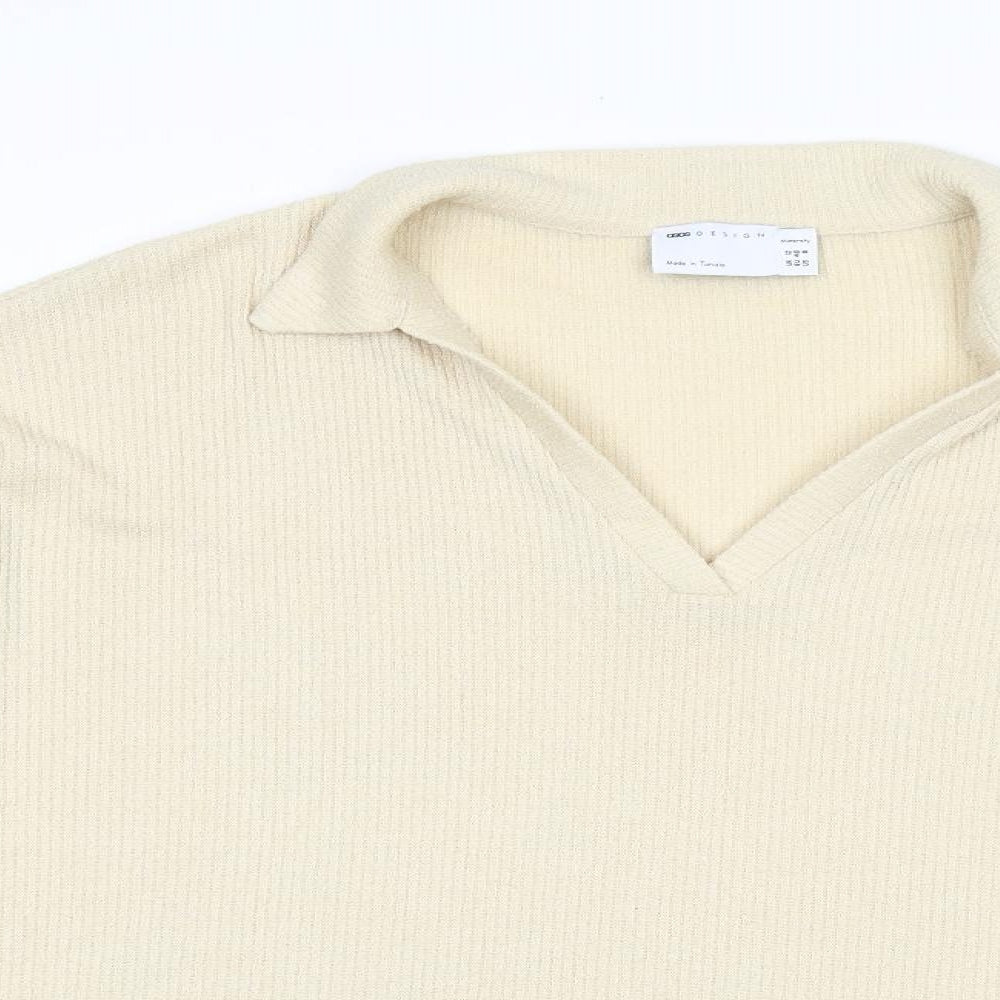 Womens UK Size 12 ASOS Beige Pullover Jumper