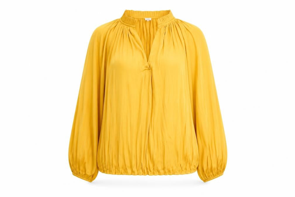 Womens UK Size 12 John Lewis Orange Basic Blouse