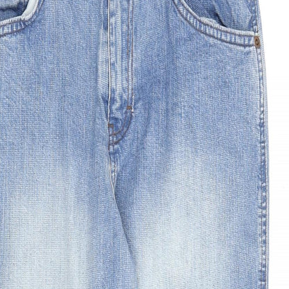 Womens UK Size 10 Marks and Spencer Regular Fit Straight Blue Jeans