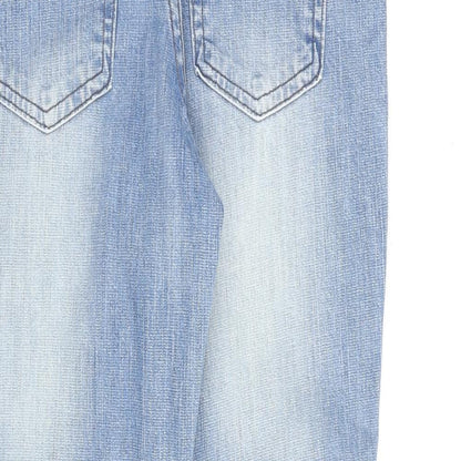 Womens UK Size 10 Marks and Spencer Regular Fit Straight Blue Jeans