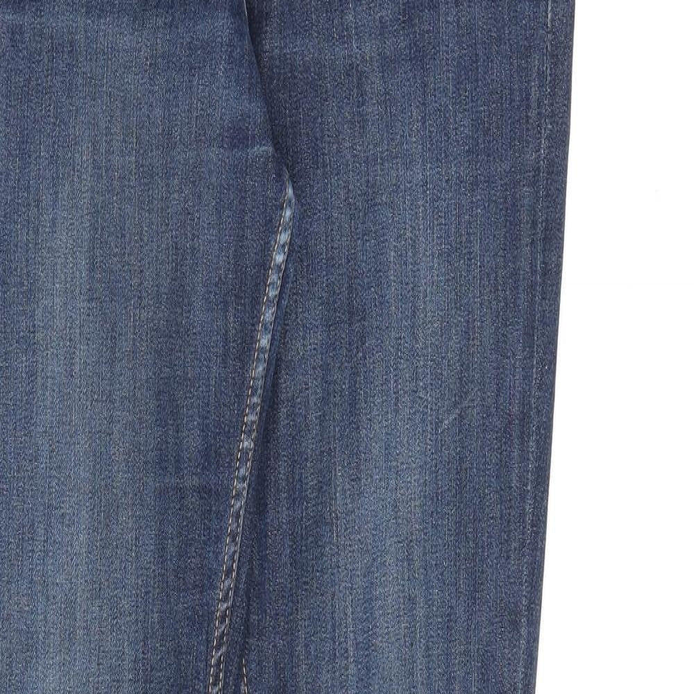 H&M Mens Blue Cotton Skinny Jeans Size 28 in L32 in Regular Zip
