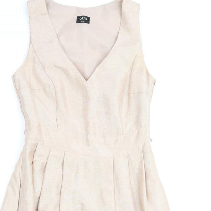 Oasis Womens Pink Polyester A-Line Size 10 Round Neck Pullover