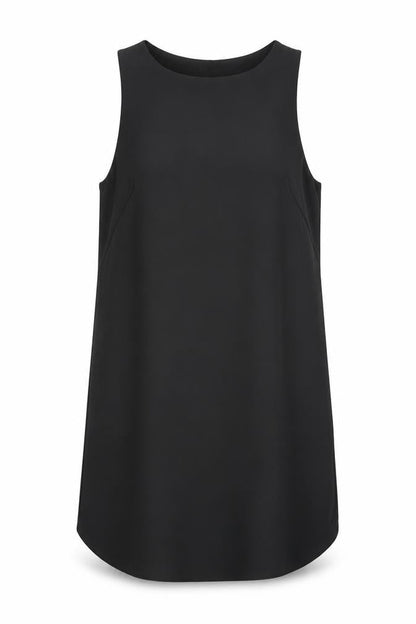 H&M Womens Black Polyester A-Line Size 8 Round Neck Pullover
