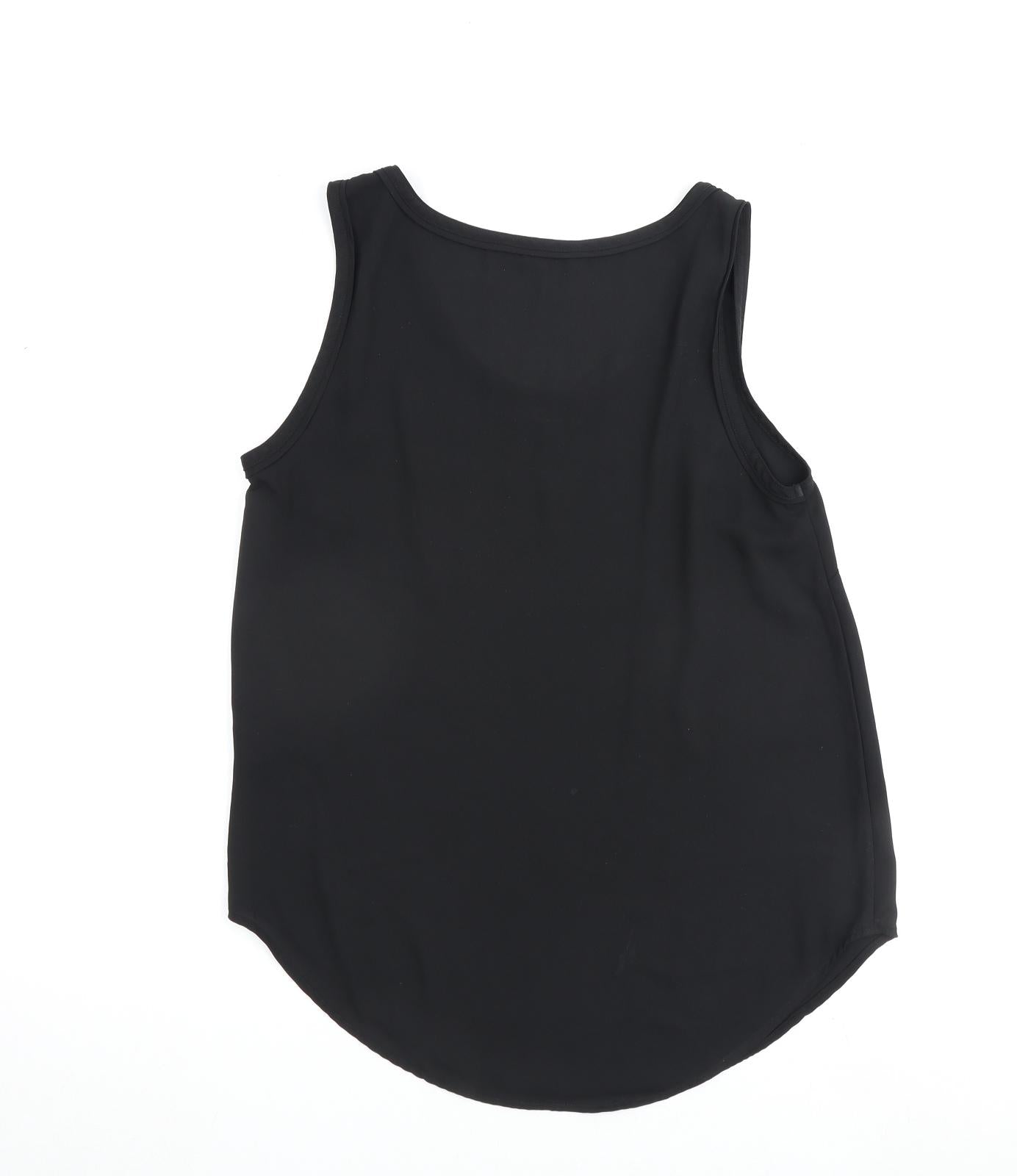 Womens UK Size 10 Marks and Spencer Black Basic Tank