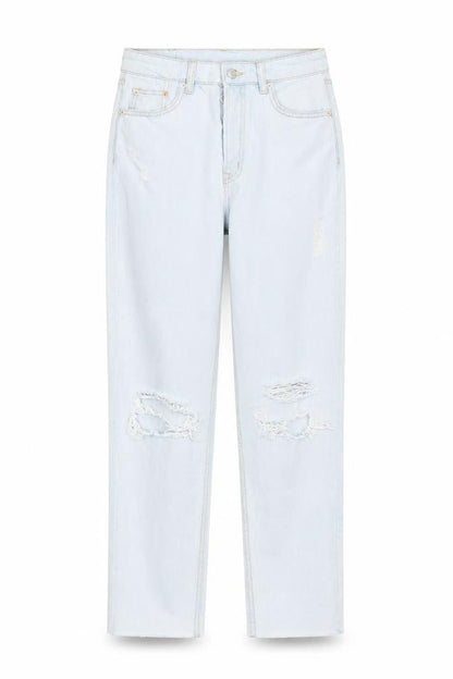 Womens UK Size 6 H&M Regular Fit Straight Blue Jeans