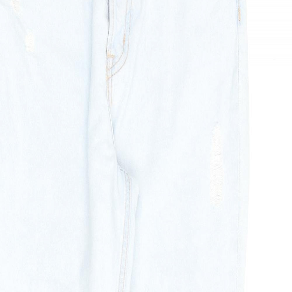 Womens UK Size 6 H&M Regular Fit Straight Blue Jeans