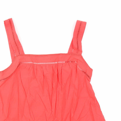 Womens UK Size 8 Marks and Spencer Red Basic Tank