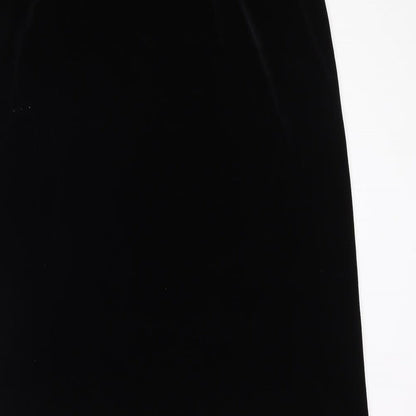 Stephen Womens Black Polyester A-Line Skirt Size 34 in