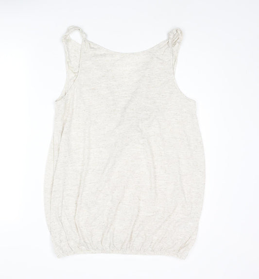 Womens UK Size 10 NEXT Beige Camisole Blouse