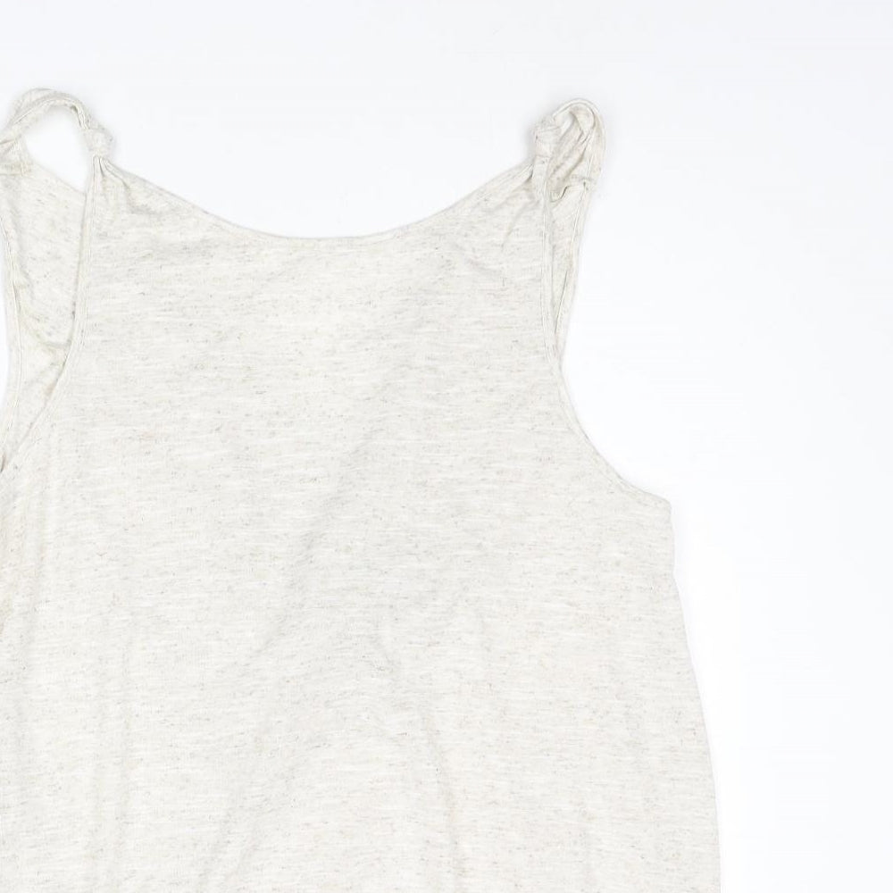 Womens UK Size 10 NEXT Beige Camisole Blouse