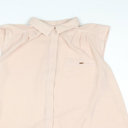 Womens UK Size 10 Dorothy Perkins Pink Camisole Blouse