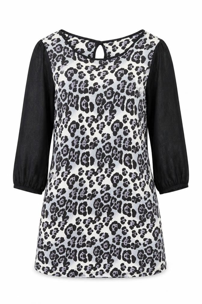 Womens UK Size 8 NEXT Multicoloured Tunic Blouse