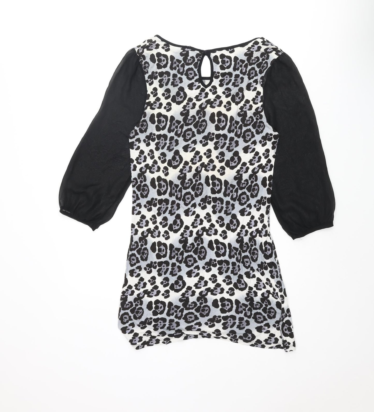 Womens UK Size 8 NEXT Multicoloured Tunic Blouse