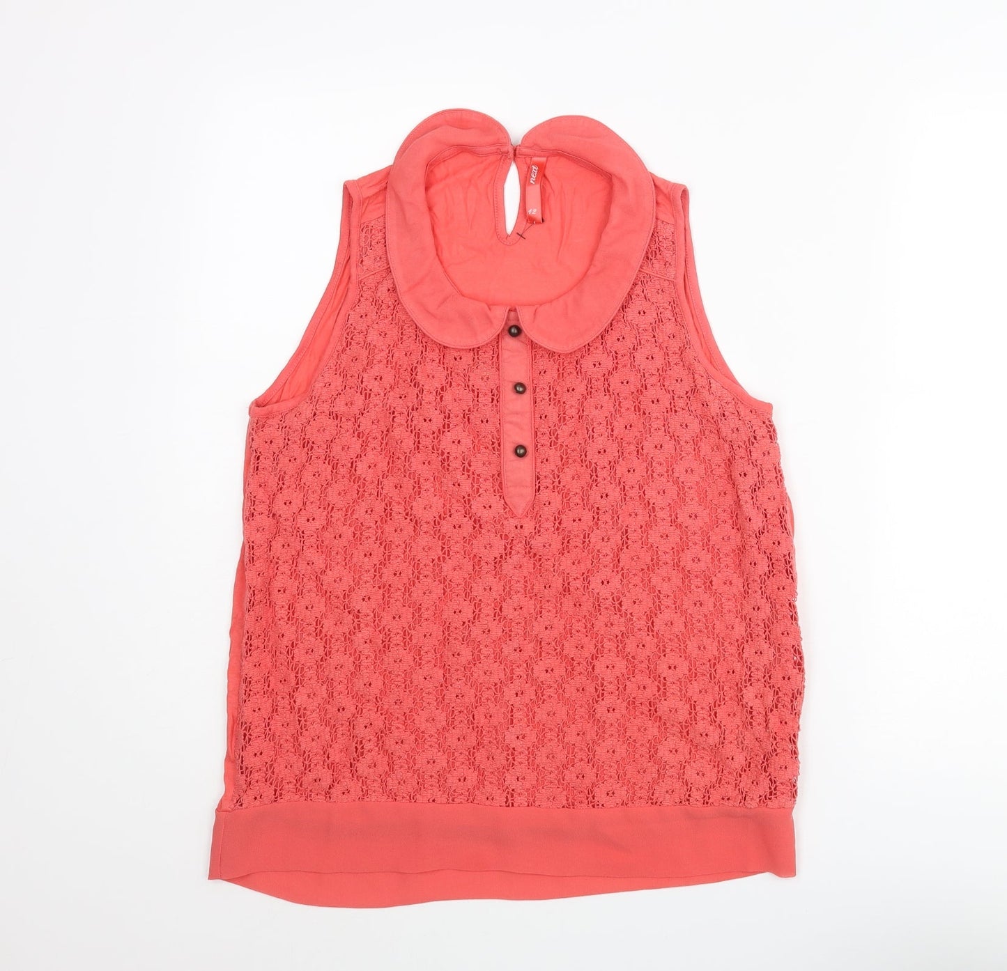 Womens UK Size 12 NEXT Pink Camisole Blouse