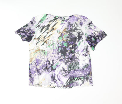 Womens UK Size 16 Gray & Osbourn Multicoloured Basic Blouse