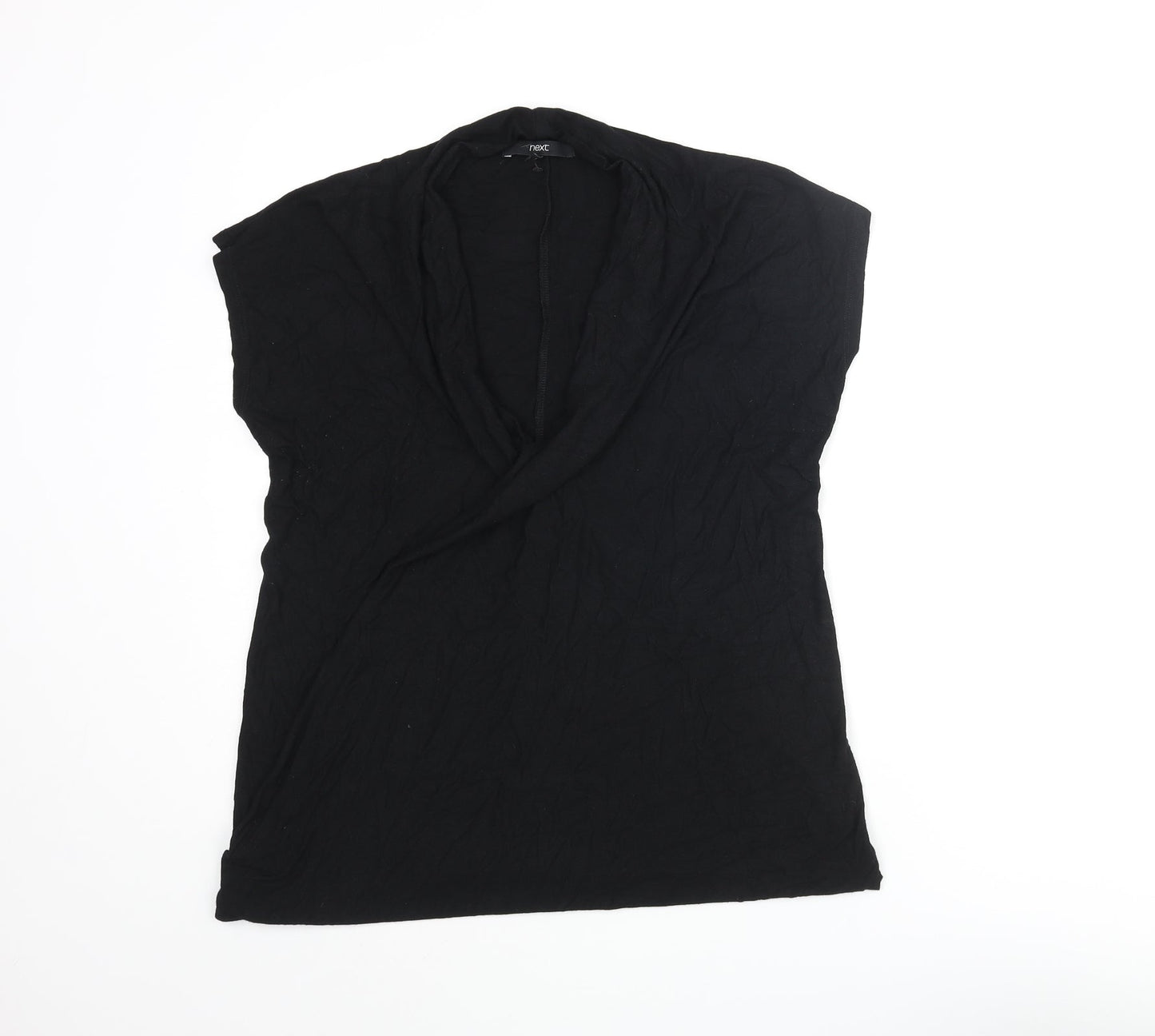 Womens UK Size 12 NEXT Black Basic Blouse