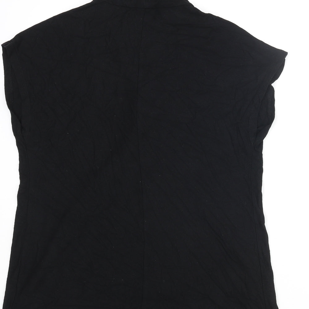 Womens UK Size 12 NEXT Black Basic Blouse