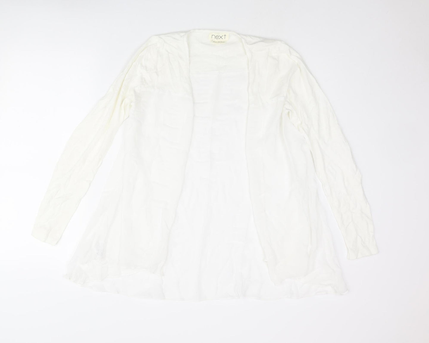 Womens UK Size 8 NEXT Ivory Kimono Blouse