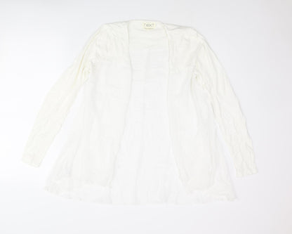 Womens UK Size 8 NEXT Ivory Kimono Blouse