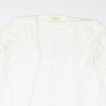 Womens UK Size 8 NEXT Ivory Kimono Blouse