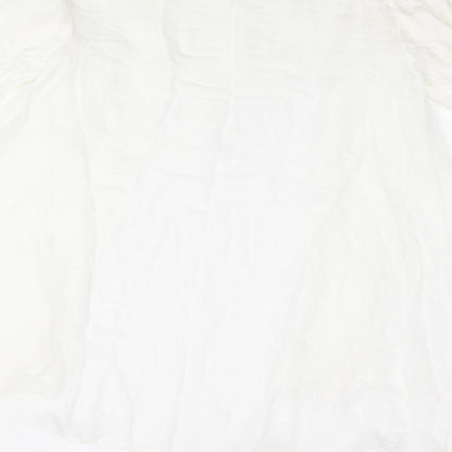 Womens UK Size 8 NEXT Ivory Kimono Blouse