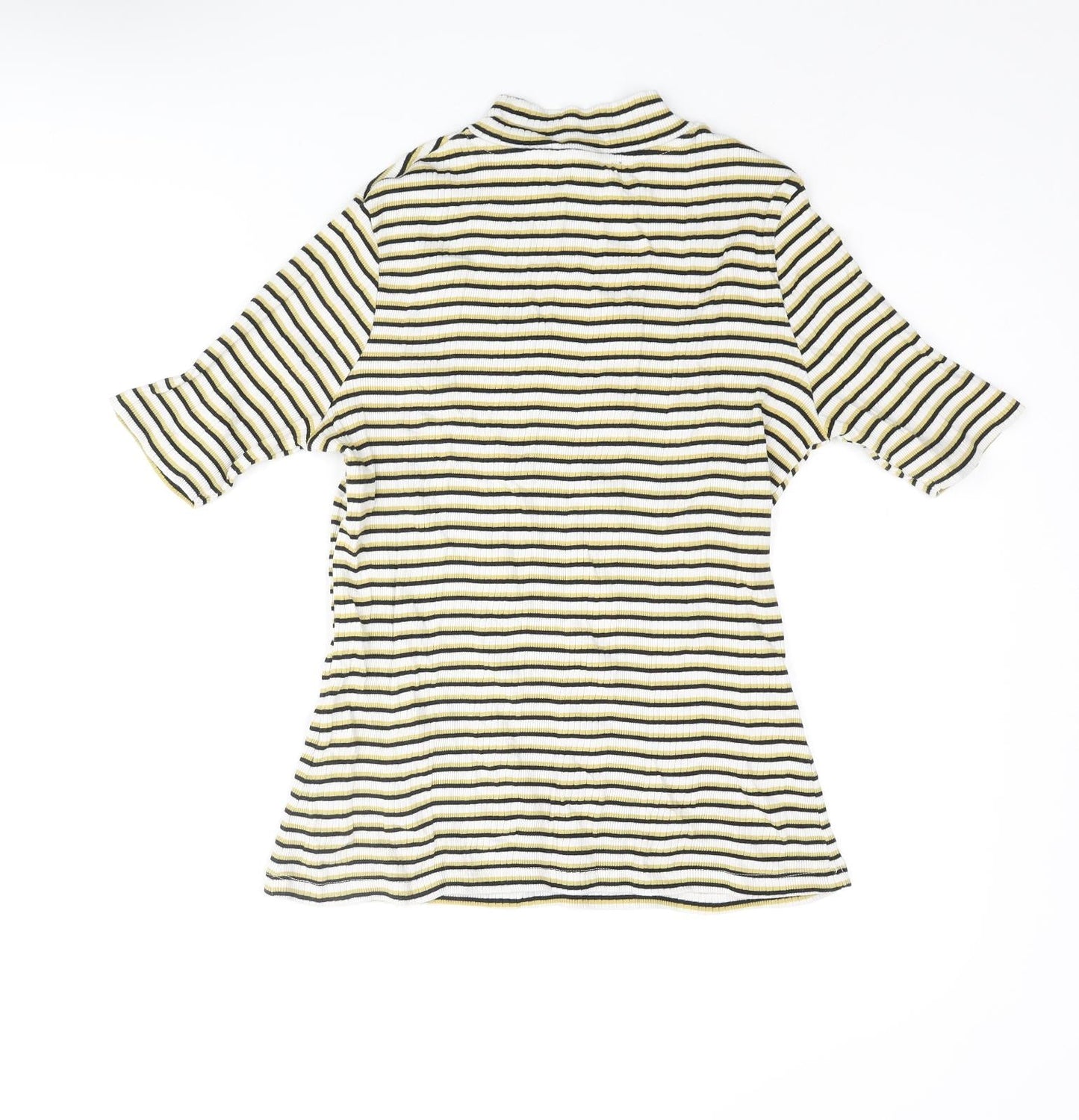 Womens UK Size 12 Marks and Spencer Multicoloured Basic T-Shirt