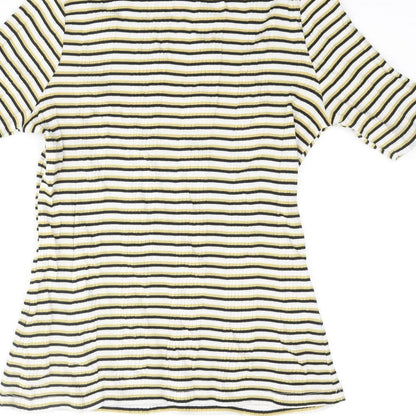 Womens UK Size 12 Marks and Spencer Multicoloured Basic T-Shirt