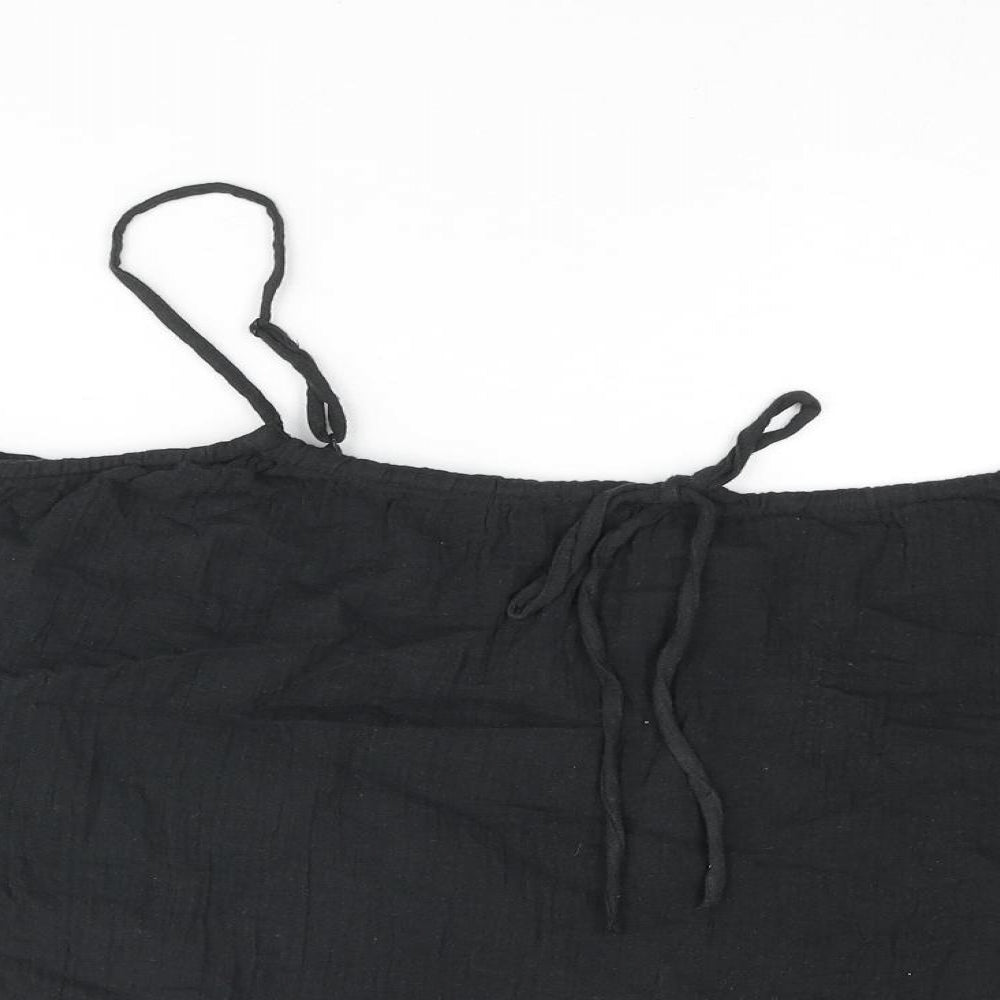 Womens UK Size L H&M Black Camisole Blouse