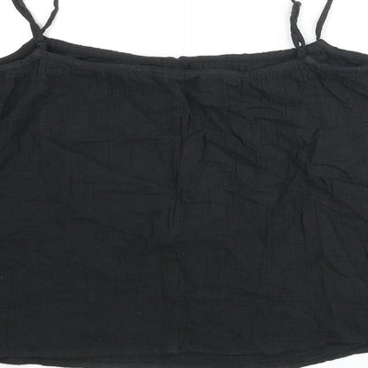 Womens UK Size L H&M Black Camisole Blouse