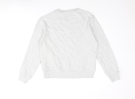 Womens UK Size XS Marks and Spencer Grey Pullover Sweatshirt